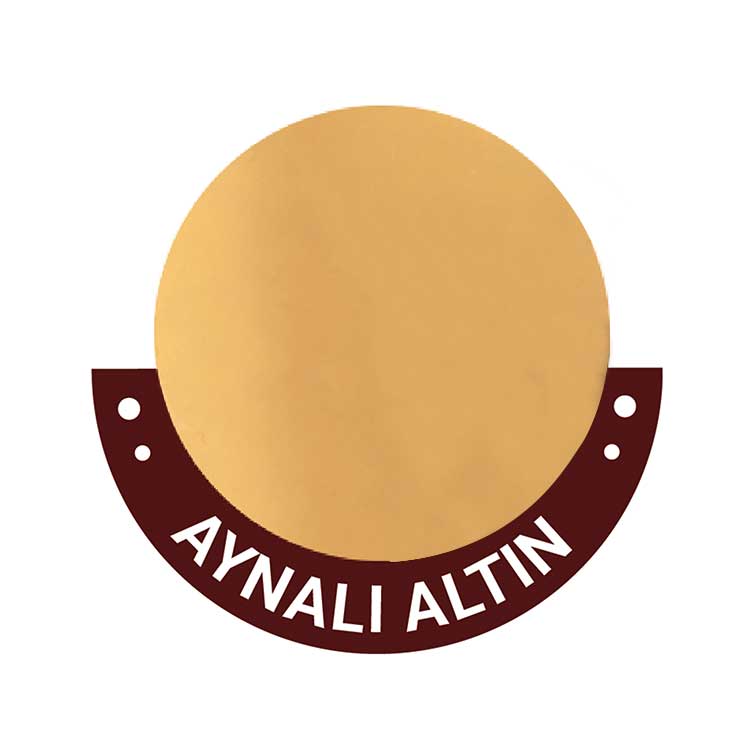 Süblimasyon Aynalı Altın Baskı Metali - 30x60cm - 1