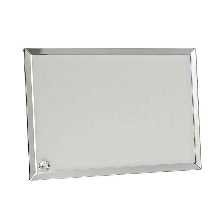 Süblimasyon Aynalı Kristal Cam Çerçeve - 18x23cm - 1