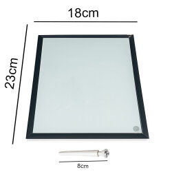 Süblimasyon Aynalı Kristal Cam Çerçeve - 18x23cm - 9