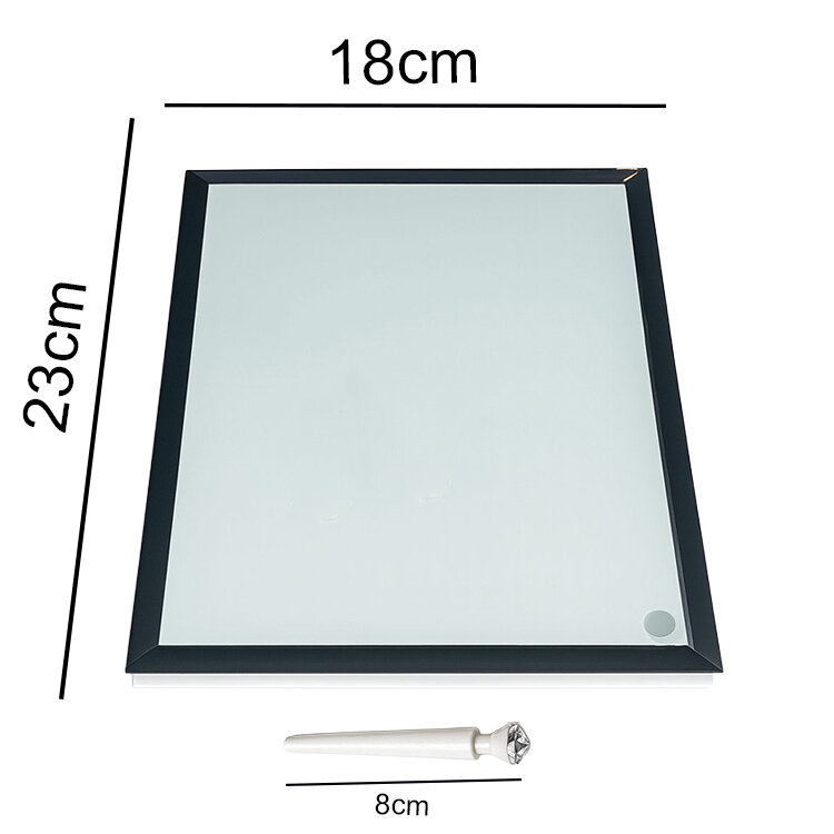 Süblimasyon Aynalı Kristal Cam Çerçeve - 18x23cm - 9