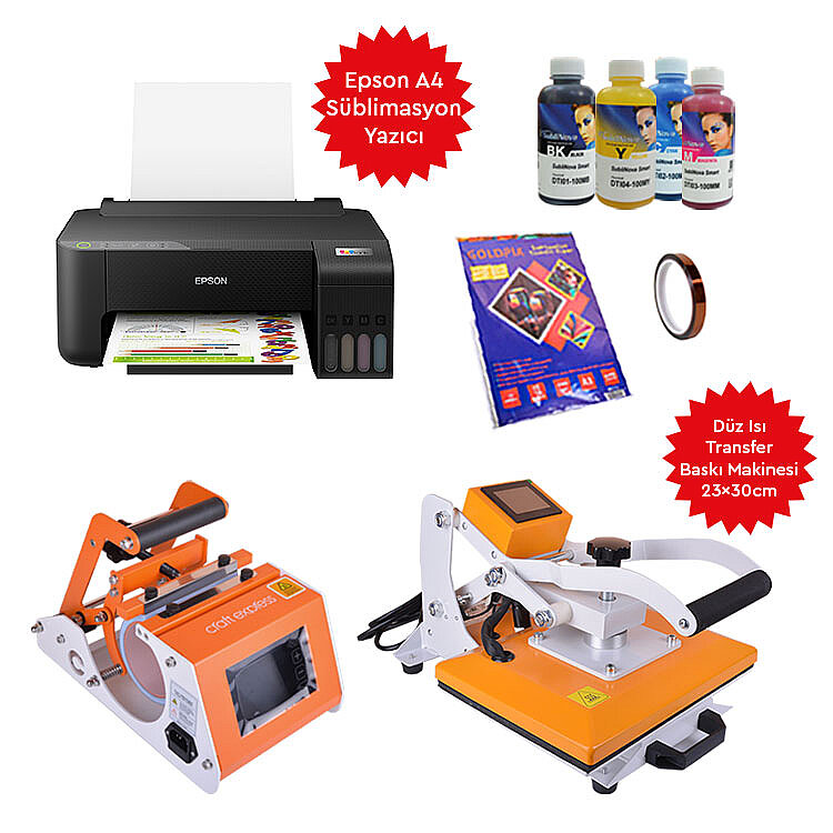 Süblimasyon Basic Transfer Baskı Seti - 1