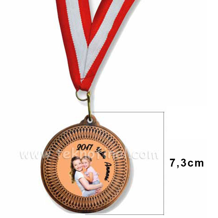 Süblimasyon 7,3cm. Sonsuz Madalyon