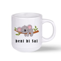 Best Hediye - Süblimasyon Bella Beyaz Porselen Kupa Bardak - Kutulu (1)