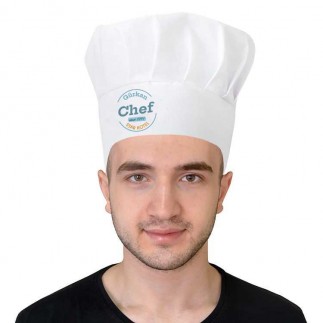 Süblimasyon Beyaz Aşçı Şapkası - 5