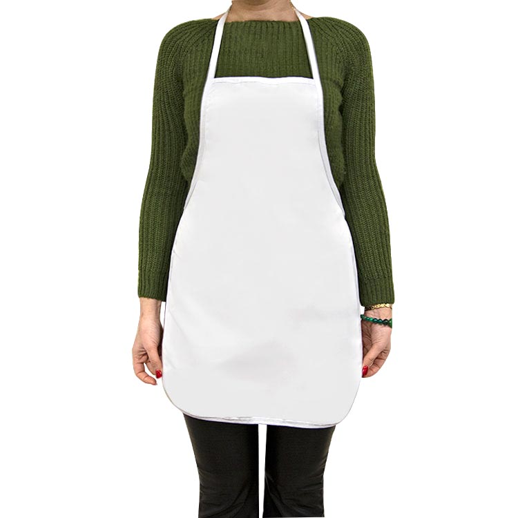 Süblimasyon Beyaz Mutfak Önlüğü - 1