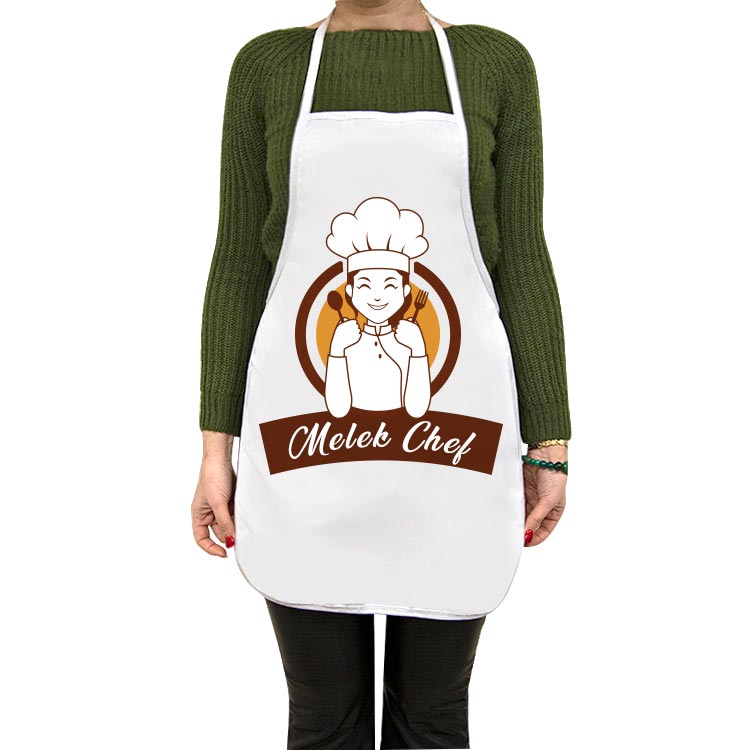 Süblimasyon Beyaz Mutfak Önlüğü - 2