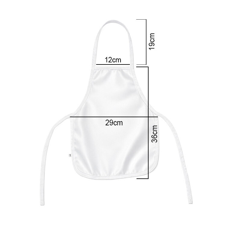 Süblimasyon Beyaz Saten Mutfak Önlüğü - 3