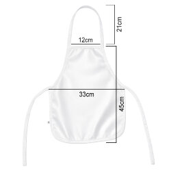 Süblimasyon Beyaz Saten Mutfak Önlüğü - 4