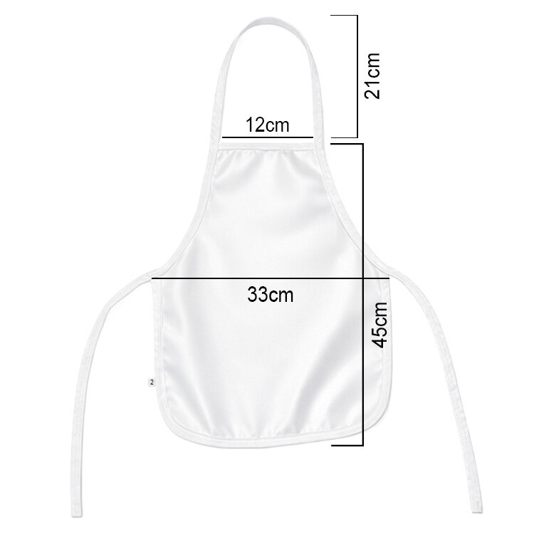 Süblimasyon Beyaz Saten Mutfak Önlüğü - 4