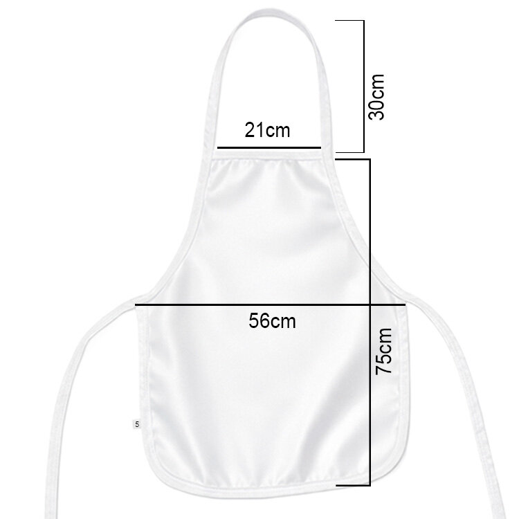 Süblimasyon Beyaz Saten Mutfak Önlüğü - 7
