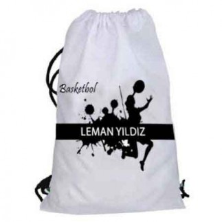 Sublimasyon Bez Beyaz Sırt Çantası - 1
