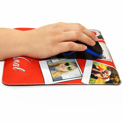 Süblimasyon Bilek Destekli Dikdörtgen Mouse Pad - 19x23cm - 2