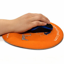 Süblimasyon Bilek Destekli Oval Mouse Pad - 20x22cm - NobbyStar (1)