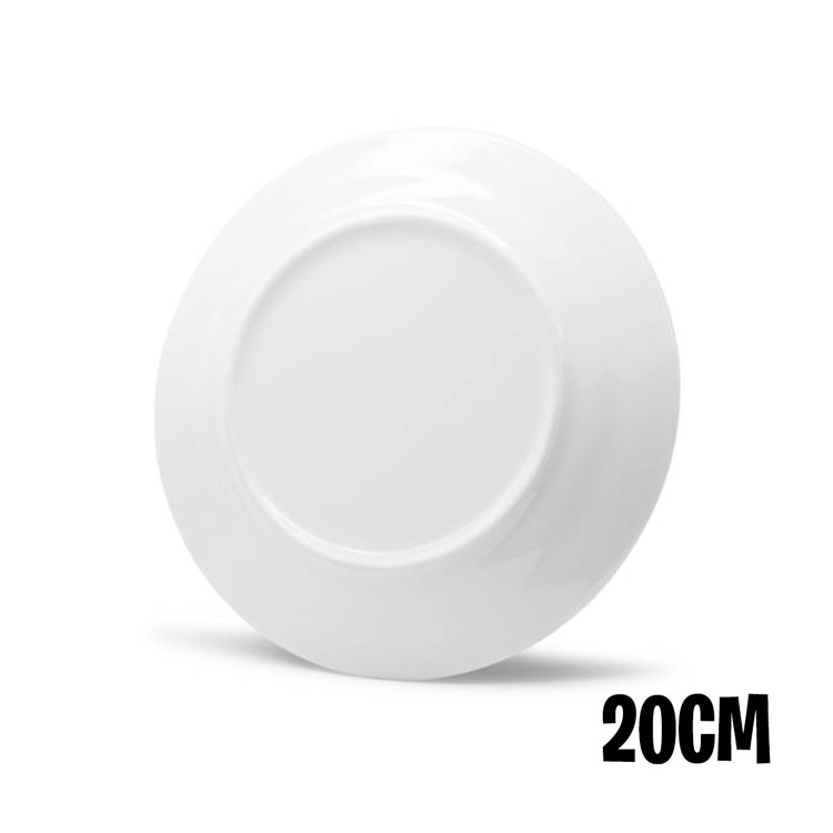 Süblimasyon Bordürlü Porselen Tabak - 20cm - 3