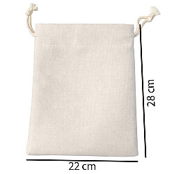 Süblimasyon Büyük Hediyelik Büzgülü Kumaş Kese - 5'li Paket - 4