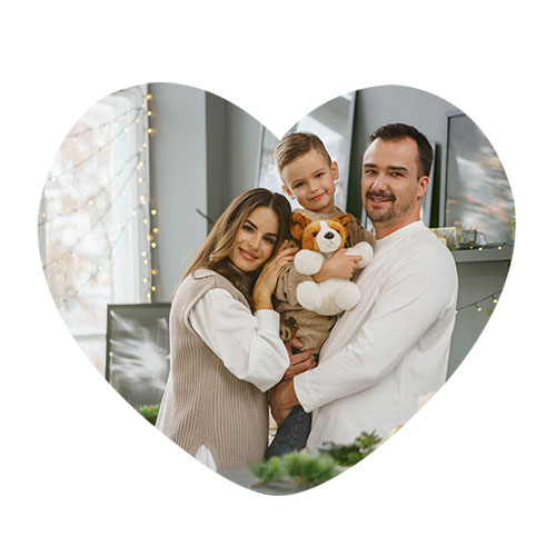 Süblimasyon Büyük Kalp Magnet 12x14cm - 10'lu Paket - 5