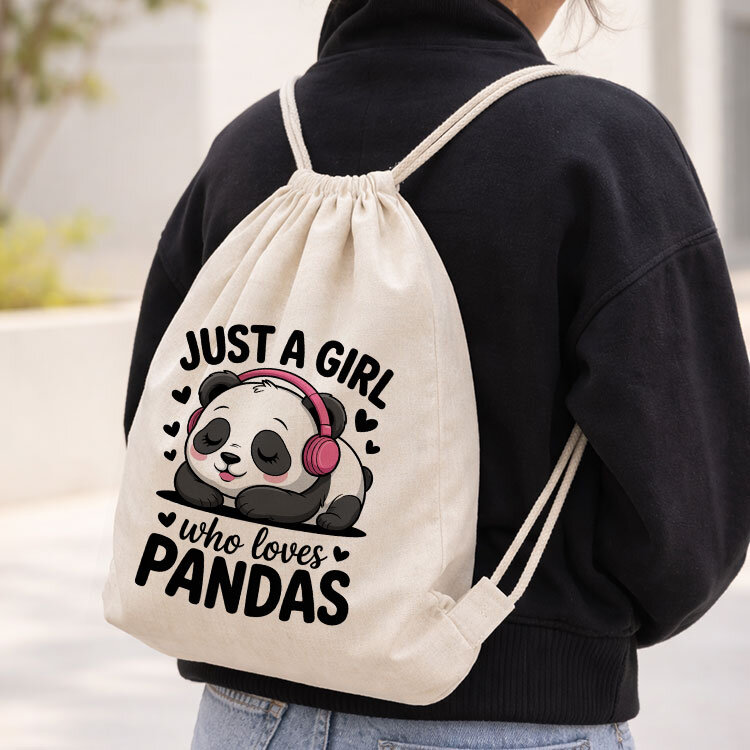 Süblimasyon Büzgülü Keten Sırt Çantası - 2