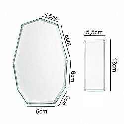 Süblimasyon Buzlu Kristal Cam Plaket - 3