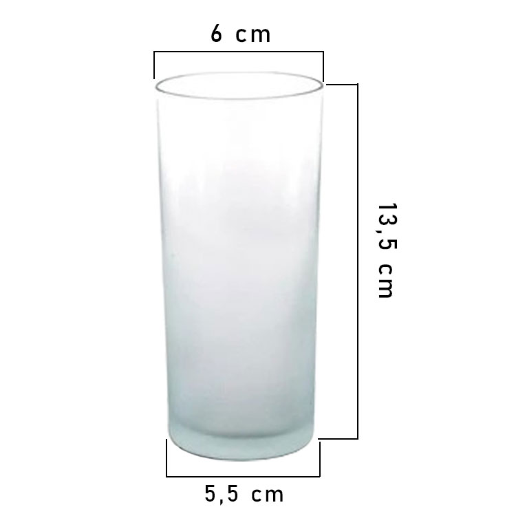 Süblimasyon Buzlu Rakı Bardağı - 6 Adet