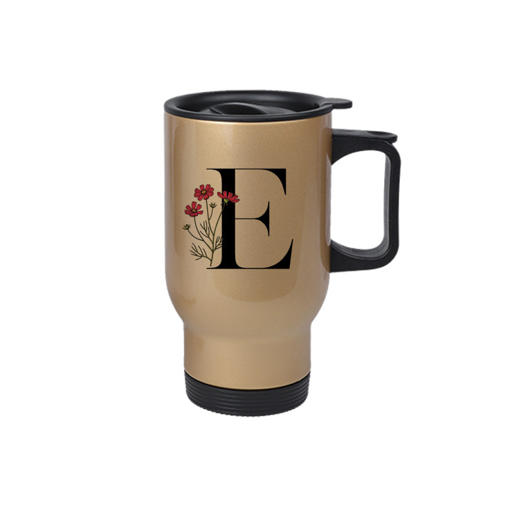 Süblimasyon Çelik Kulplu Bardak Termos - 450mlt - 10