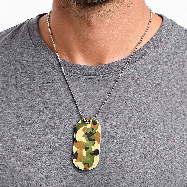 Süblimasyon Çift Taraflı Künye Kolye - 4