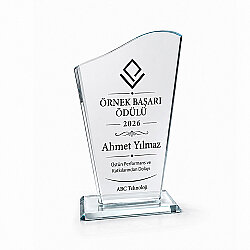 Süblimasyon Dekoratif Kristal Cam Plaket - NobbyStar (1)