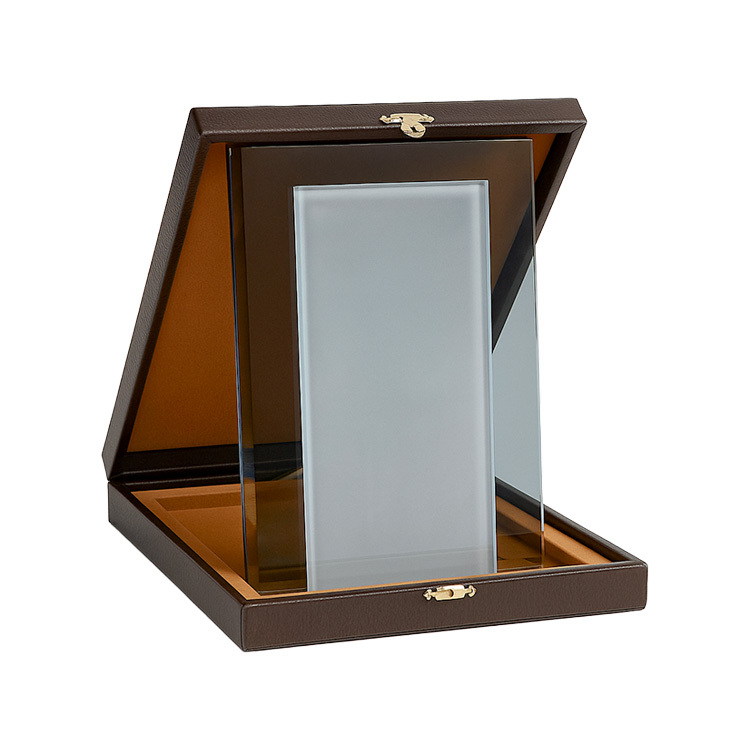 Süblimasyon Deri Kutulu Cam Plaket Set - 1