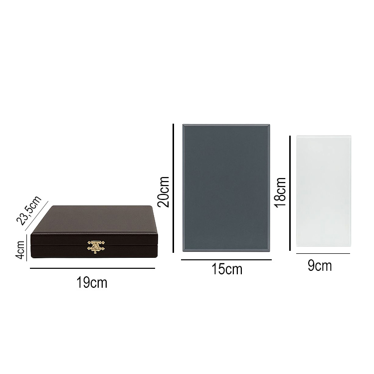 Süblimasyon Deri Kutulu Cam Plaket Set - 4