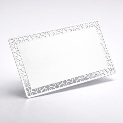 Süblimasyon Desenli Beyaz Metal Kartvizit - NobbyStar