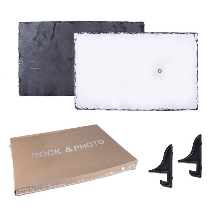 Süblimasyon Dikdörtgen Doğal Taş Saat - 4