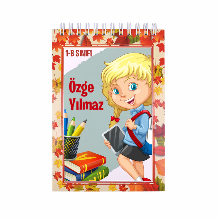 Süblimasyon Dikey Not Defteri - 9