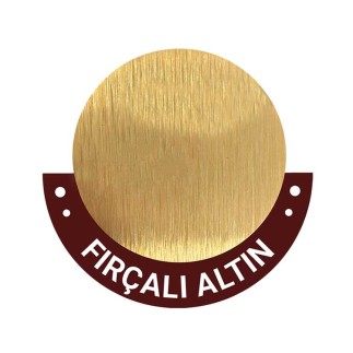 Süblimasyon Fırçalı Altın Baskı Metali - 30x60cm - 1