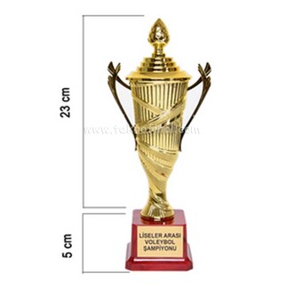 Best Hediye - Sublimasyon Fiyong Dizaynlı Ödül Kupası 28 Cm (1)