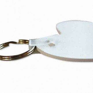 Sublimasyon FRP Kalp Anahtarlık - 3