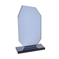 Süblimasyon Füme Sekizgen Kristal Cam Plaket - 3