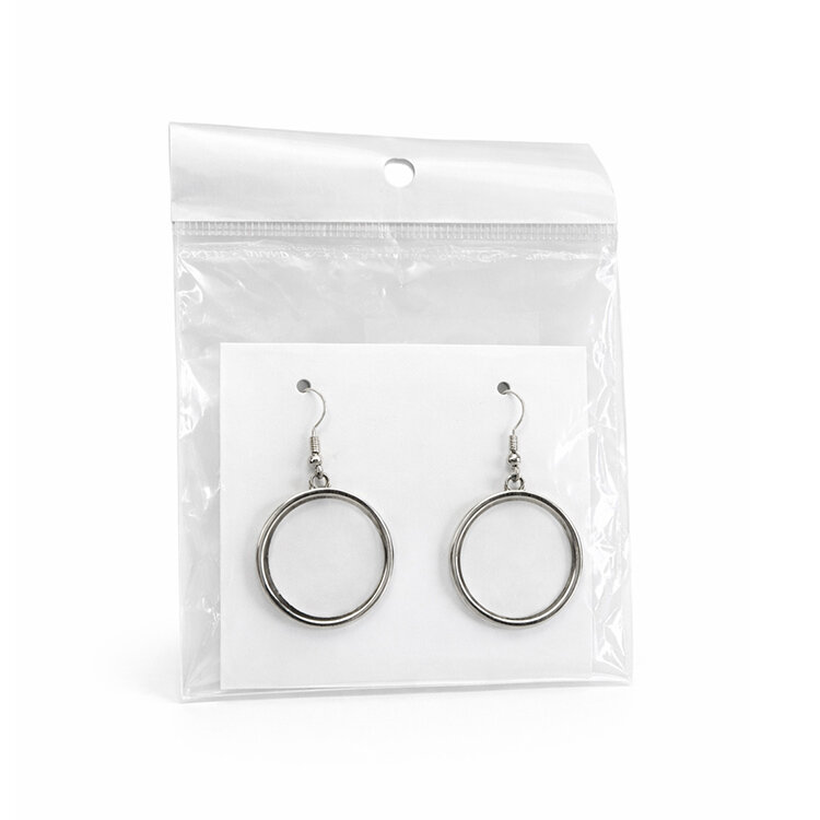 Süblimasyon Gümüş Sallantılı Yuvarlak Küpe - 5