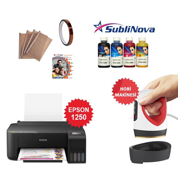 Hobi Süblimasyon Transfer Baskı Seti - 1
