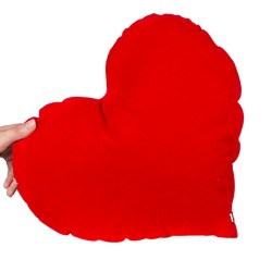 Süblimasyon Kalpli Yastık Kılıfı - Kalbim Seninle - Thumbnail