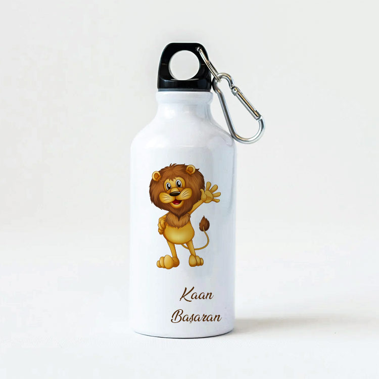 Süblimasyon Kancalı Su Matarası - 600mlt - 9