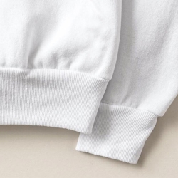 Süblimasyon Kapşonlu Cepsiz Beyaz Sweatshirt - 5