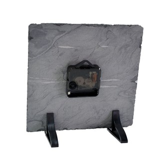 Süblimasyon Kare Doğal Taş Saat - 20x20cm - 3