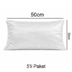 Süblimasyon Kare ve Dikdörtgen Saten Yastık Kılıfları - 5'li Paket - 6