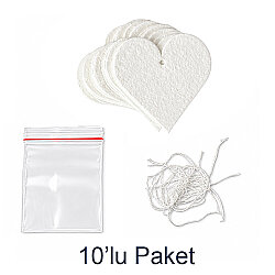 Süblimasyon Keçe Kağıdı Kalpli - 10'lu Paket - NobbyStar