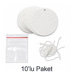 Süblimasyon Keçe Kağıdı Yuvarlak - 10'lu Paket - NobbyStar