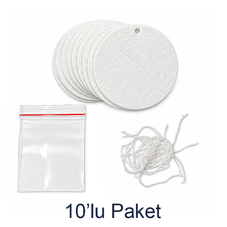 Süblimasyon Keçe Kağıdı Yuvarlak - 10'lu Paket - 1