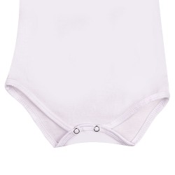 Süblimasyon Kısa Kol Beyaz Bebek Zıbın - 2'li Paket - 6