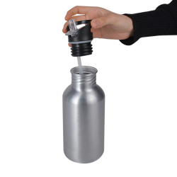 Süblimasyon Kopçalı Pipetli Matara - 600ml - 3