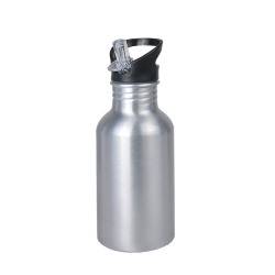 Süblimasyon Kopçalı Pipetli Matara - 600ml - 6