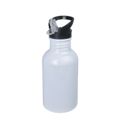 Süblimasyon Kopçalı Pipetli Matara - 600ml - 8