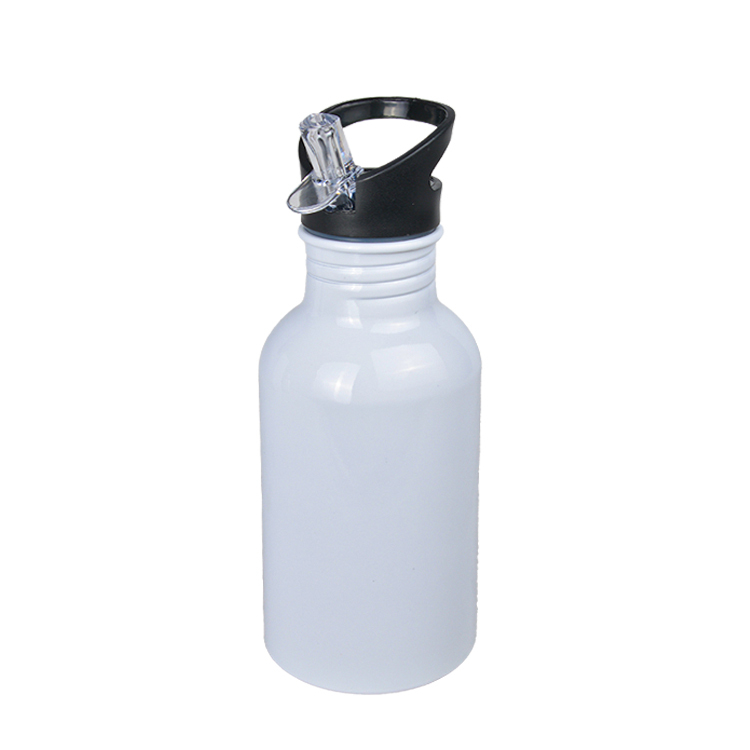 Süblimasyon Kopçalı Pipetli Matara - 600ml - 8